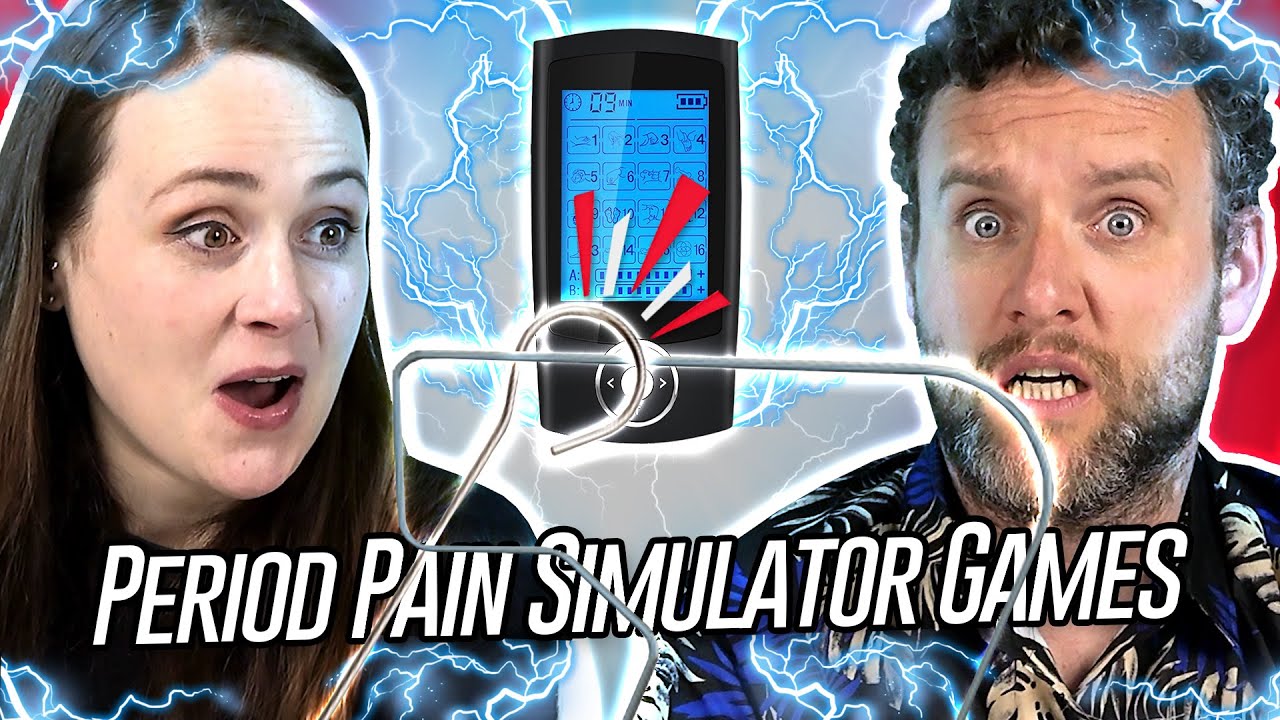 Irish People Try A Period Pain Simulator! 😂 #trychannel