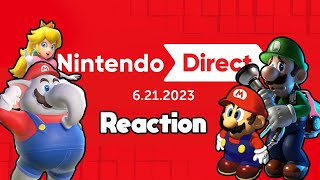 Mario fans are eating good  (Nintendo Direct 6/21/23 Reactions)