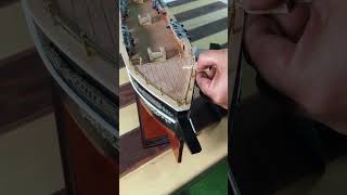 Some Steps Of Building Cutty Sark no Sail Ship Model