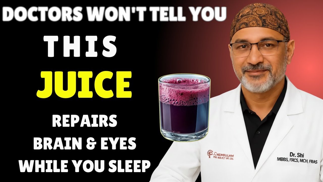 Seniors: The 4 Best Juices to Improve Vision and Memory During Sleep | Senior Health Tips...