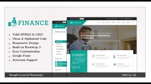 Finance - Consulting & Business HTML5 Template | Themeforest Download