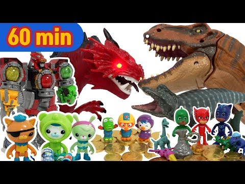 레오팡 파자마 옥토넛 뽀로로 지구를 지켜라 <strong>공룡놀이</strong> 60분 모음 dinosaur Episodes - 레오팡 leopang