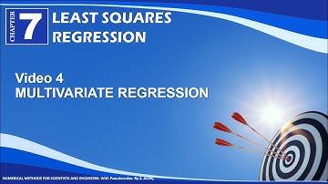 CHP7V4 MULTIVARIATE REGRESSION