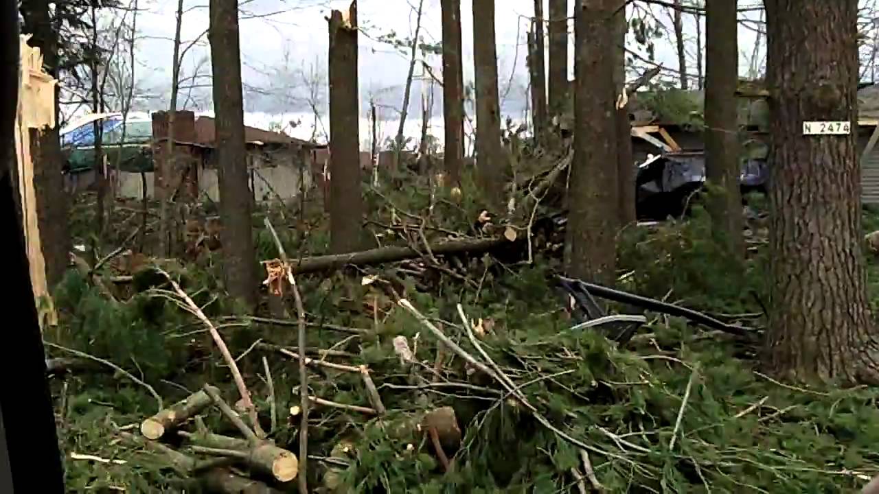 Merrill Wi Tornado 4 10 11 Airport Road 1 YouTube