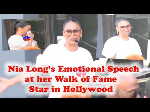 Nia Long's Emotional Speech at her Walk of Fame Star in Hollywood