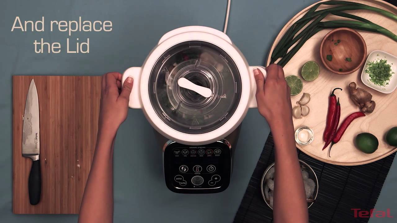 Tefal Cuisine Companion Chlli Prawns Recipe - YouTube