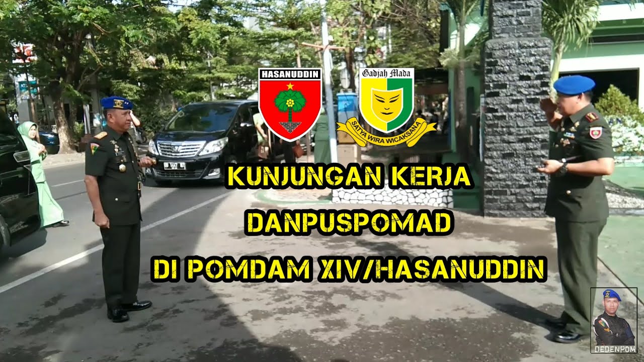Kunjungan Danpuspomad di Pomdam XIV/Hasanuddin