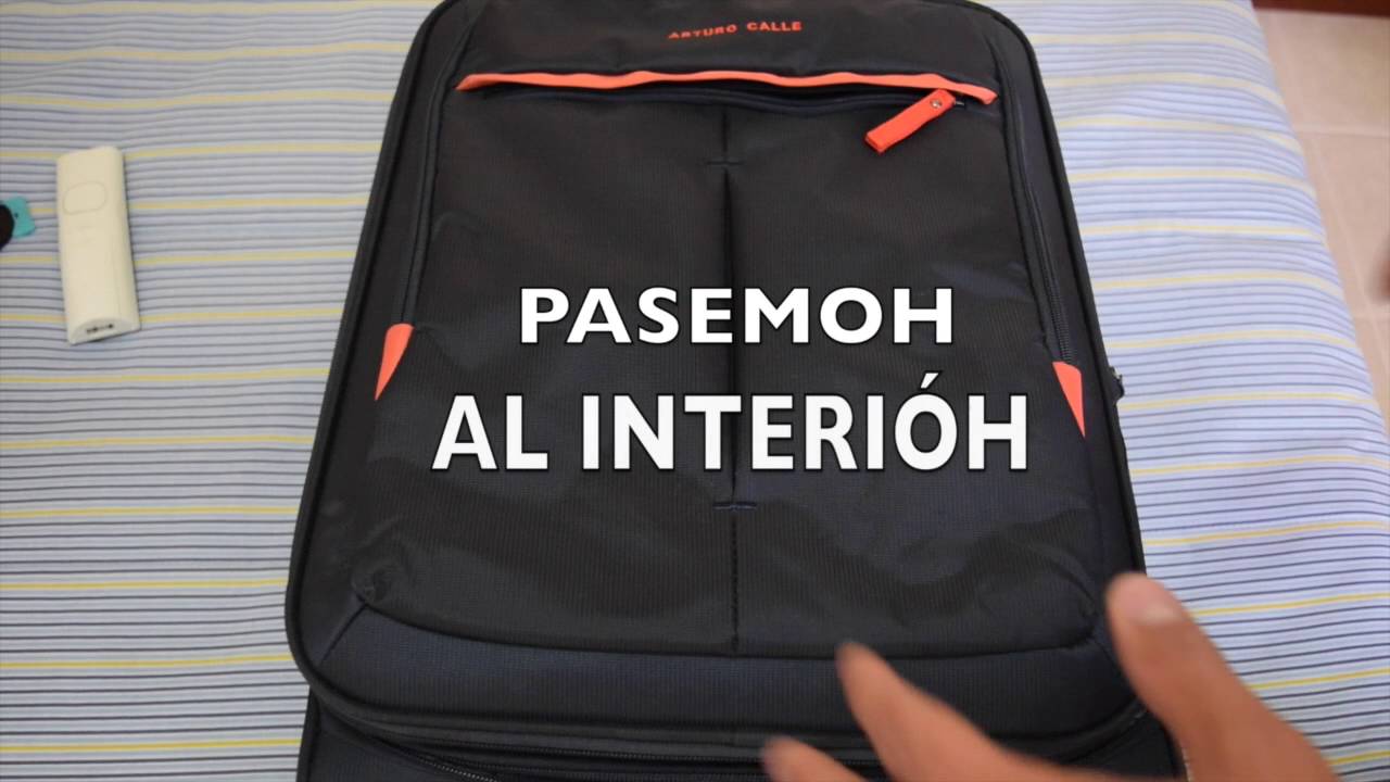 Unboxing maleta de viaje Arturo Calle - YouTube