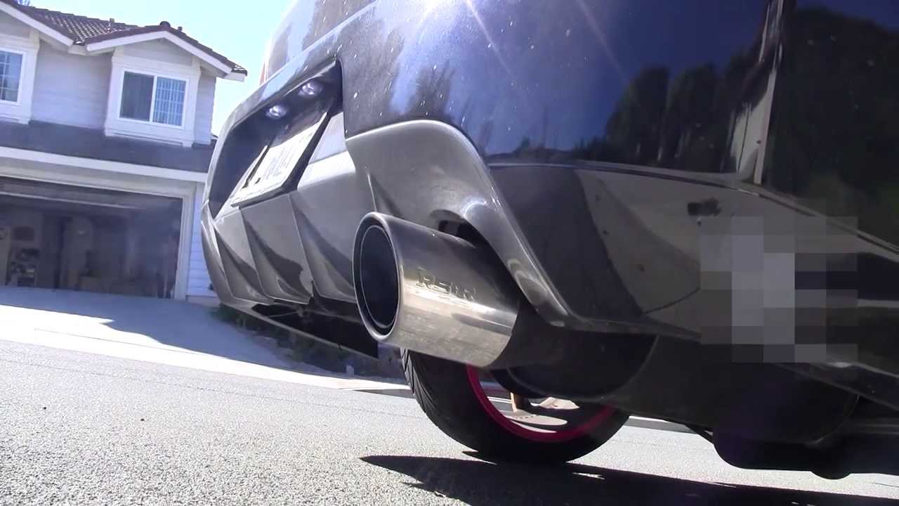 Evo 8 RSR ExMag Exhaust with kelford 272 cams YouTube