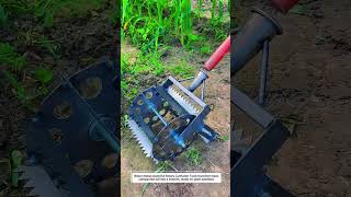 Rotary Cultivator Tools – Dual-Spike Soil Loosener Breaks Hard Ground 3X Faster