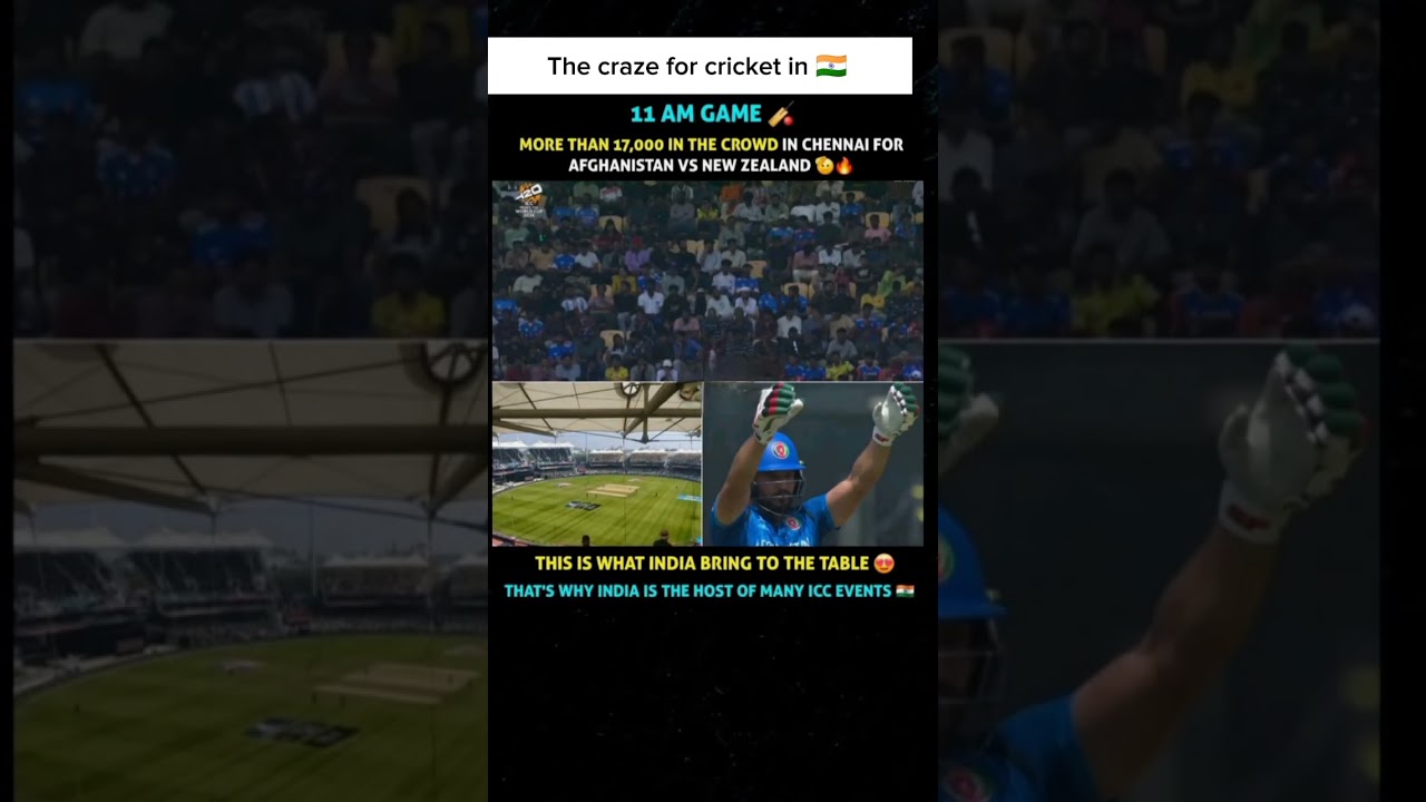 The craze for cricket in 🇮🇳