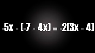 Solving Equations with a Variable on Both Sides (includes Distributive Property) - 2