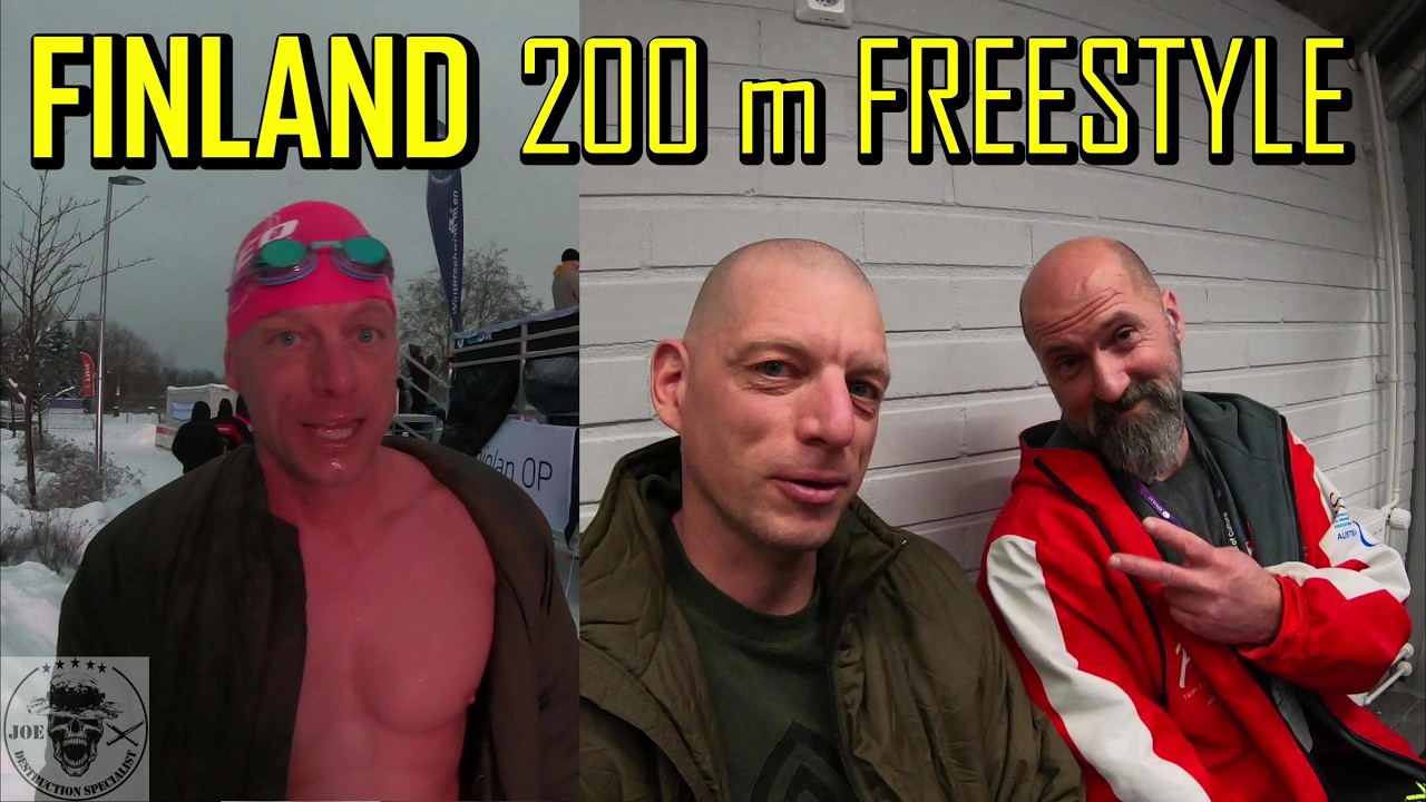 200m FREESTYLE - FINLAND OULU - DAY 2 - ICE SWIM WORLD CUP 2026 - JOSEF THE AUSTRIAN ICE SWIM LEGEND