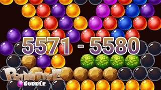 primitive bubble game | level 5571 to 5580 | game fruit candy screenshot 5
