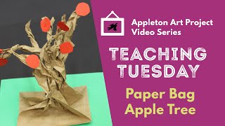 Teaching Tuesday: Paper Bag Apple Tree