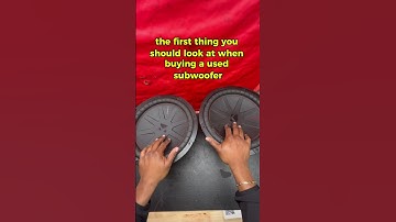 How to tell if a subwoofer is blown!  #caraudio #chuchero #subwoofer #stereosystem
