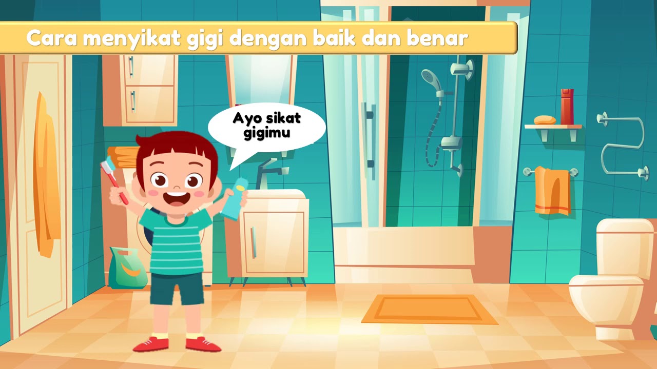 kegiatan PAUD/TK - Cara Menyikat Gigi yang baik dan benar| Kebersihan dan Kesehatan Gigi