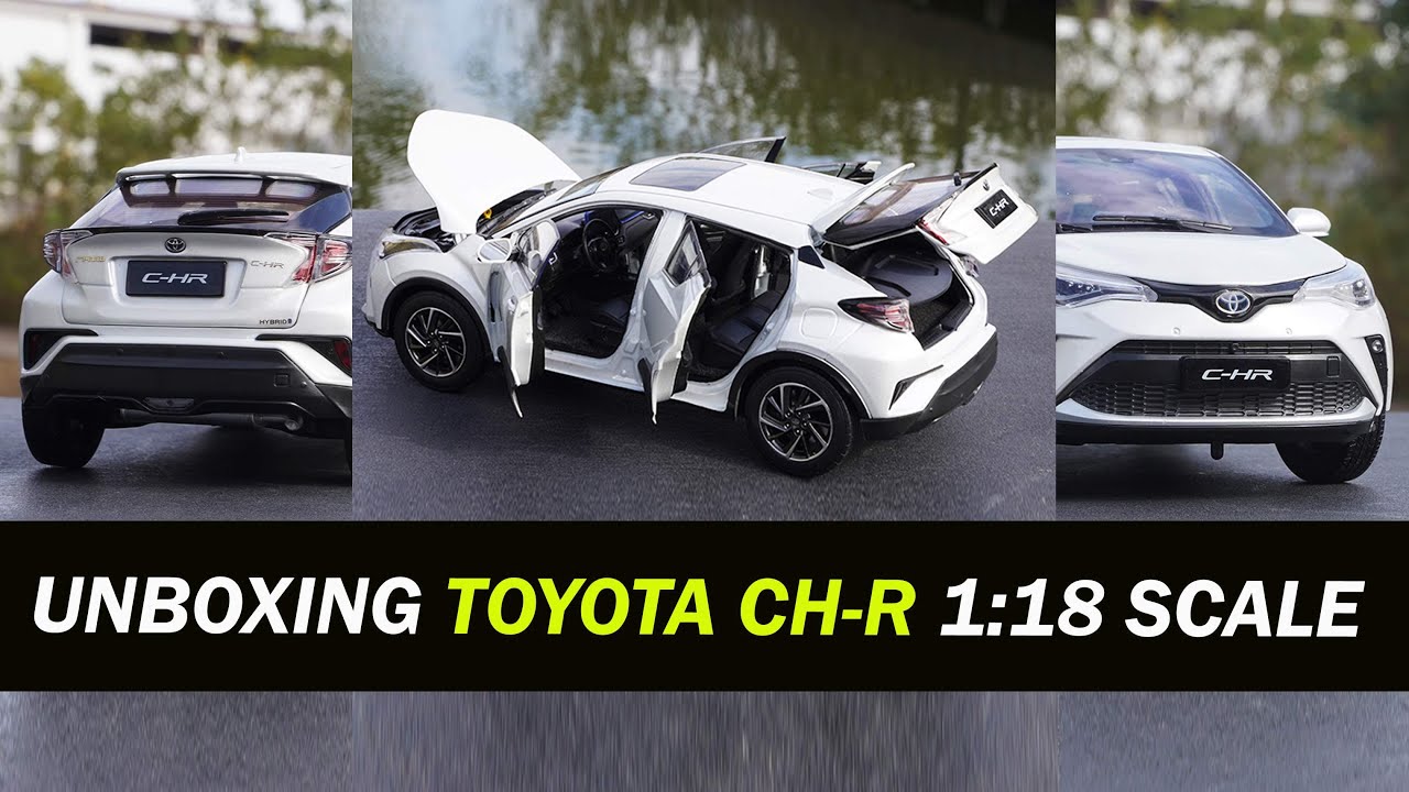 Unboxing of Mini Toyota CH-R SUV | 1/18 Diecast Model Car | by Toyota Merchandise | Speedo Club