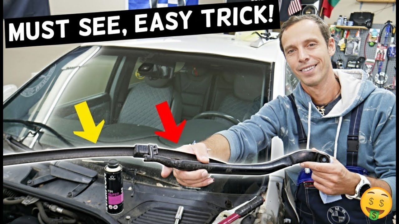 КАК СНЯТЬ РЫЧАГ ДВОРНИКА НА АВТОМОБИЛЕ БЕЗ СПЕЦИАЛЬНЫХ ИНСТРУМЕНТОВ