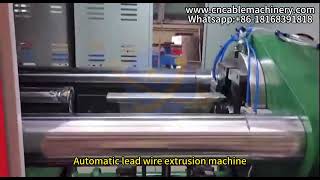 Automatic lead wire extrusion machine #extrusionmachine #extruder