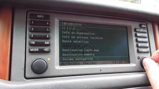 HOW TO USE & TURN ON 2004 RANGE ROVER NAVIGATION