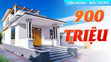 Bật Mí Mẫu Biệt Thự 2 Tầng Mái Nhật Hiện Đại 900 TRIỆU Đẹp Lạ Mắt Tại Huyện Yên Dũng Tỉnh Bắc Giang