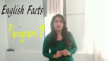 english facts, pangram sentence, a to z alphabets