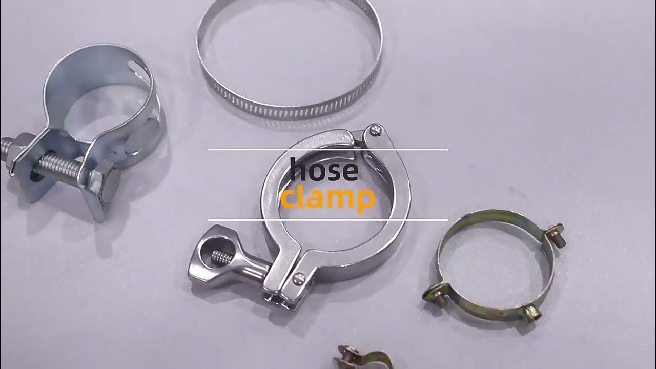 SS Hose Clamp 3/4" Hose Clips, PVC Pipe Holders and Clamps YouTube