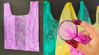 3 Superb Polybag Flower Making Ideas - Reuse Waste Plastic Bag to make Flowers - DIY Flower