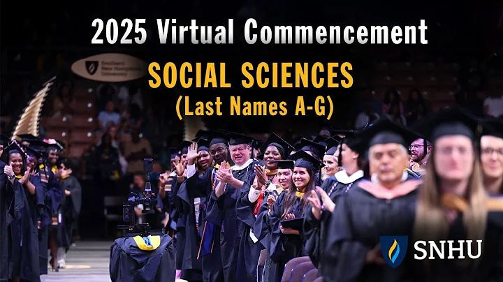 Virtual Commencement: Social Sciences (Last Names A-G), Saturday, Dec 13 at 3pm ET