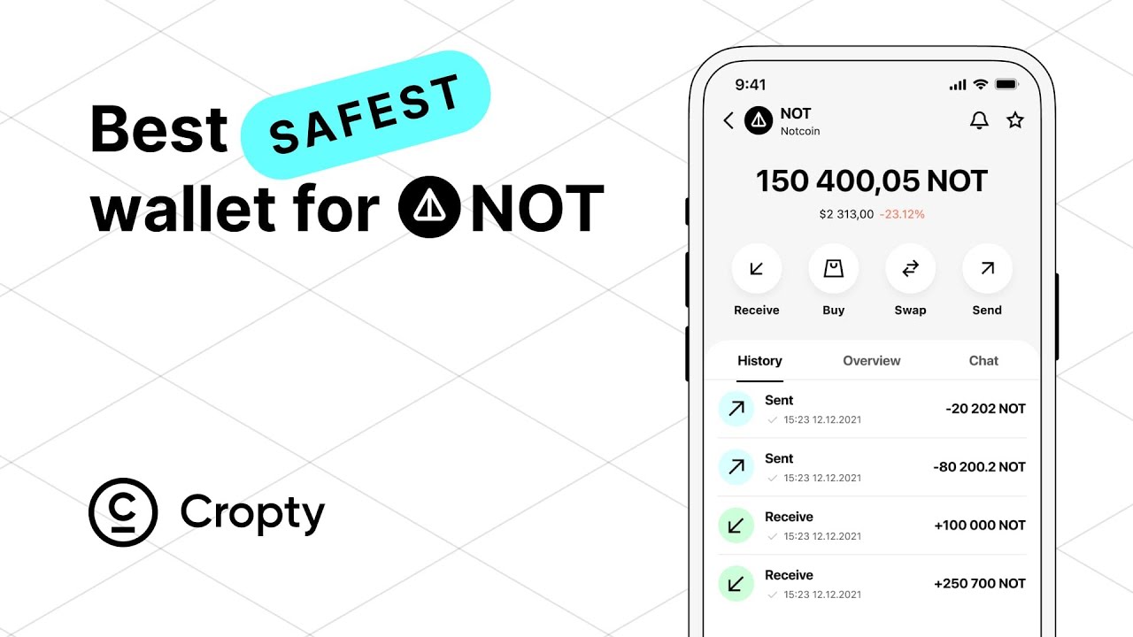 Best (safest) wallet for Notcoin (NOT)