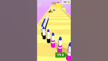 Lipstick Run Gameplay level-8 Part-02  #shorts  #lipstick