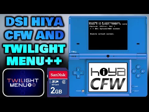 DSi - Installing HiyaCFW & TWiLight Menu++ (Full Guide)