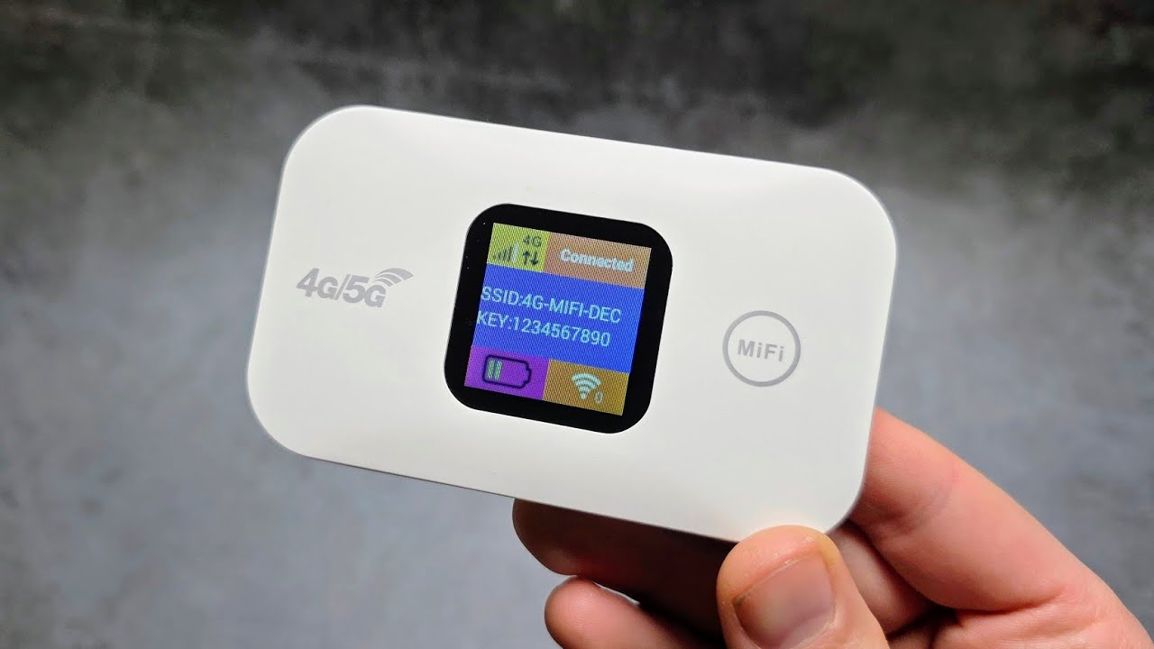 Portable 4G/5G LTE Mobile WiFi Router - REVIEW & How to Use it  - H807 MIFI HotSpot
