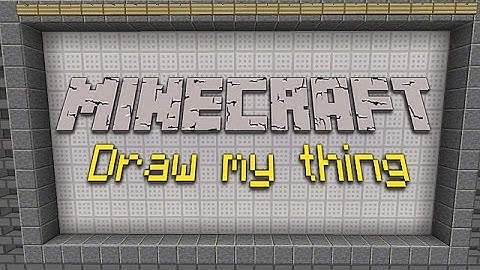 Minecraft - Draw my thing Mini game Cracked Server: 1.9 24/7