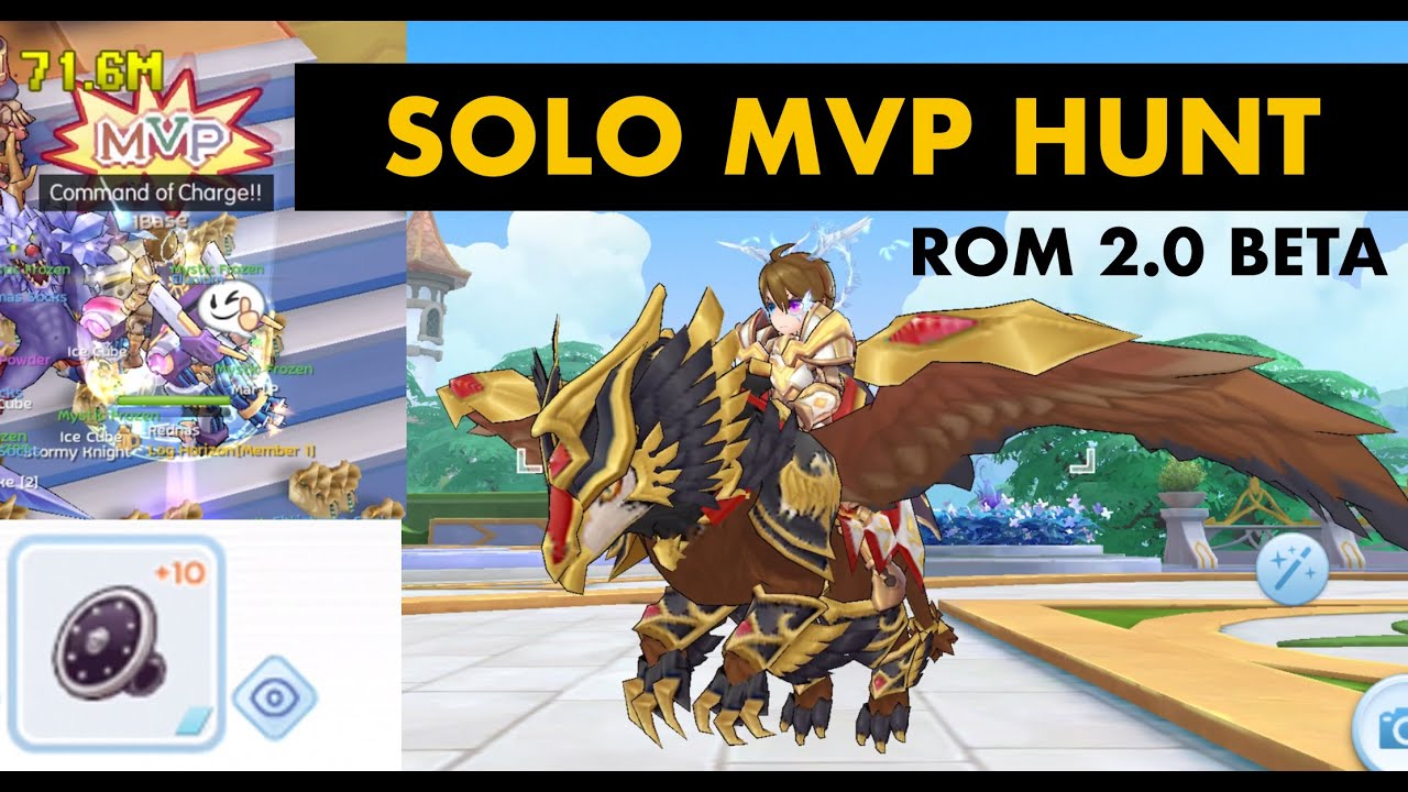 paladin ro mobile New 2022 MVP SOLO HUNT - ROM 2.0 Beta / Divine Avenger / Shadow Guard / Ragnarok M Eternal Love