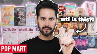 RANDOM POPMART BLIND BOX UNBOXING! 💜 Labubu, Hirono, Dimoo, Skull Panda, Hacipupu, Disney & More!