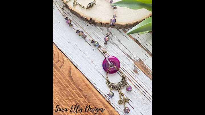 Donut Necklace Using April Bargain Bead Box & Bead...