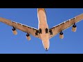 A380 airbus landing in central australia aircraft storage facility