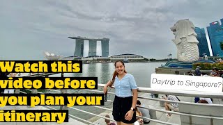 8 MISTAKES on our Daytrip To Singapore |Travel Guide on How to Plan Your DAYTRIP ITINERARY