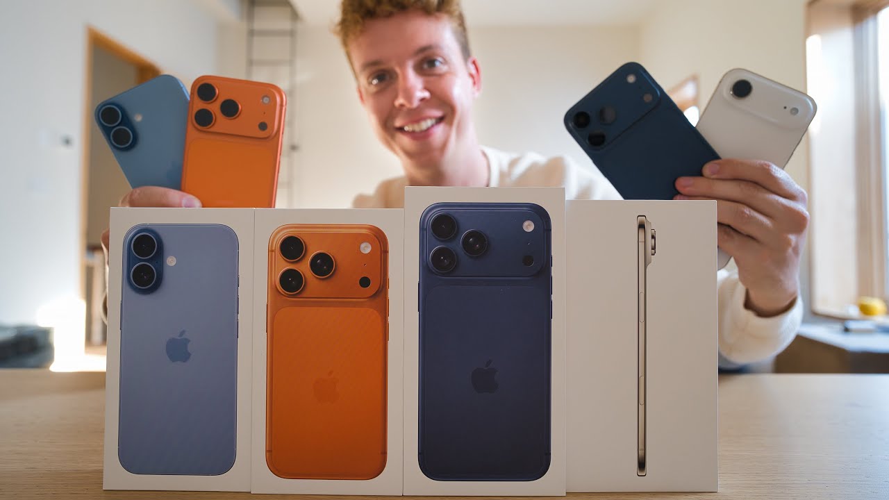 Unboxing iPhone 17 Pro y iPhone Air | Todos los nuevos!