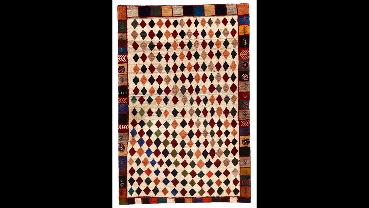 Vintage Gabbeh Rug 1.55m x 1.03m