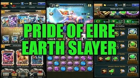 Legendary Game Of Heroes: Pride Of Eire Event Gameplay/Team Testing (Earth Slayer)