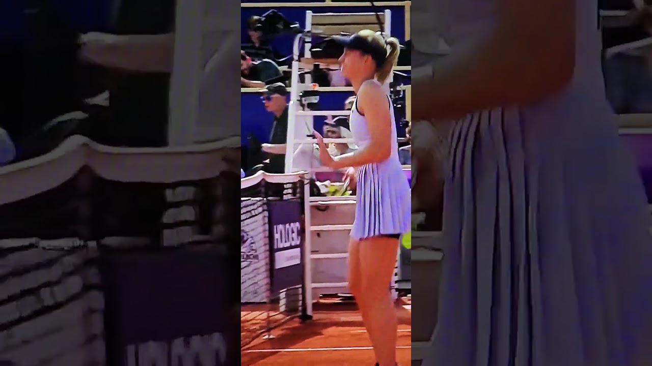 Fiona ferro. salida a pista. Strasbourg open 2024