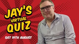 Virtual Pub Quiz, Saturday 19th August