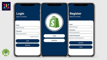 Android UI Design Tutorial | Login & Register Screen UI Design | UiUX Tutorial