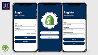 Android UI Design Tutorial | Login & Register Screen UI Design | UiUX Tutorial