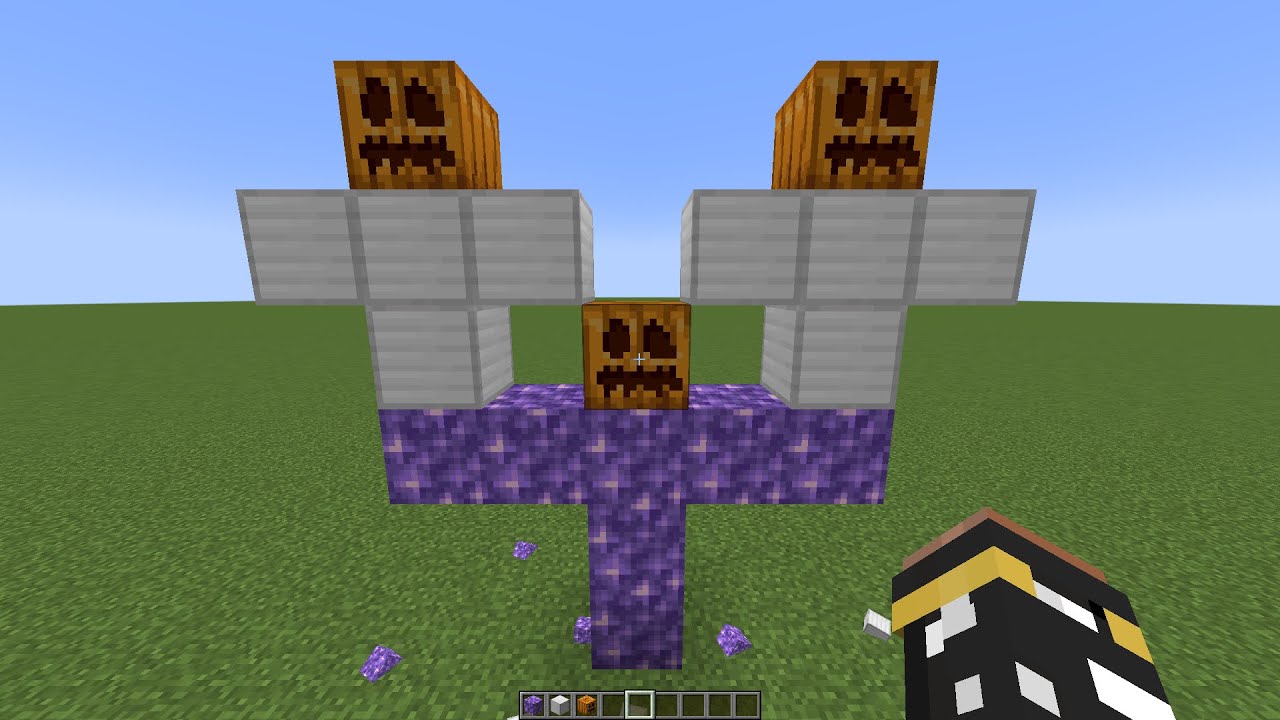 what if you create a NEW TRIPLE GOLEM in MINECRAFT - YouTube