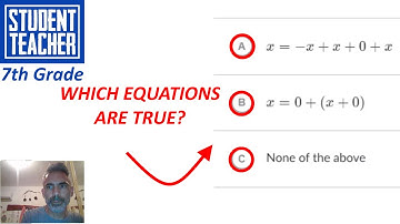 Equivalent Expressions With Negative Numbers and Variables - 7th Grade Math