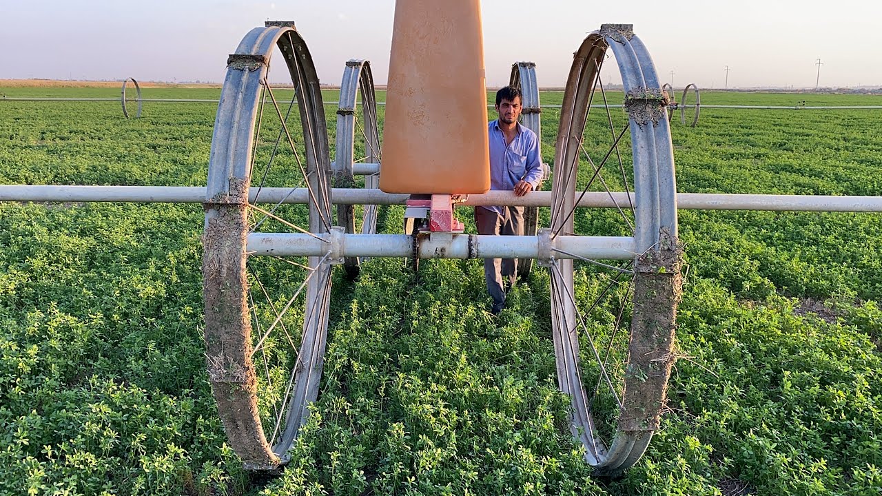 ÇİFTÇİYİ YORMAYAN YONCA SULAMA SİSTEMİ